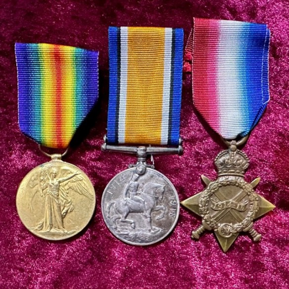 WW1 Trio of Medals